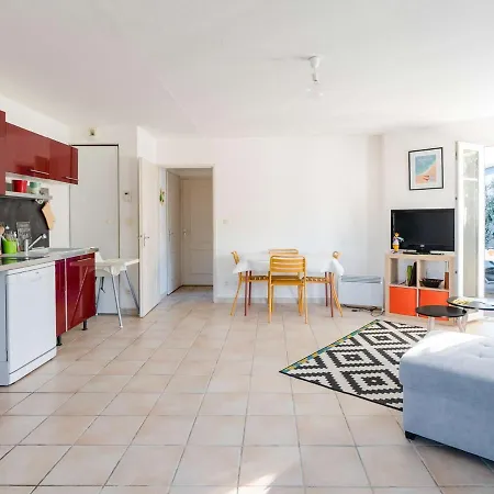 Appartamento T2 En Rez-de-jardin Avec Piscine, Garage Et Wifi A Narbonne-plage - Fr-1-409-208