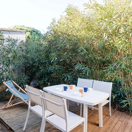 Appartamento T2 En Rez-de-jardin Avec Piscine, Garage Et Wifi à Narbonne-plage - Fr-1-409-208 *
