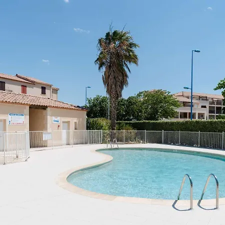 T2 En Rez-de-jardin Avec Piscine, Garage Et Wifi à Narbonne-plage - Fr-1-409-208 Appartamento