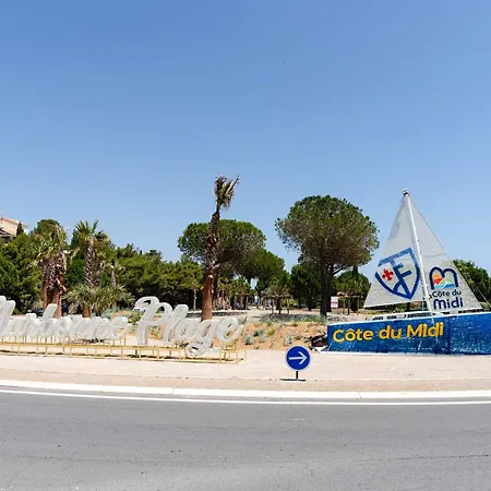 Appartamento T2 En Rez-de-jardin Avec Piscine, Garage Et Wifi à Narbonne-plage - Fr-1-409-208 Narbona